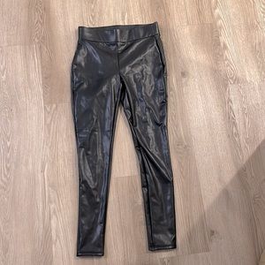 Ann Taylor LOFT vegan leather leggings, SZ XS
